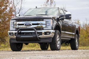 Ford F-250 Super Duty LED Bull Bar - Rough Country - Single-Row 20-inch Black-Series - Black - '17-'22
